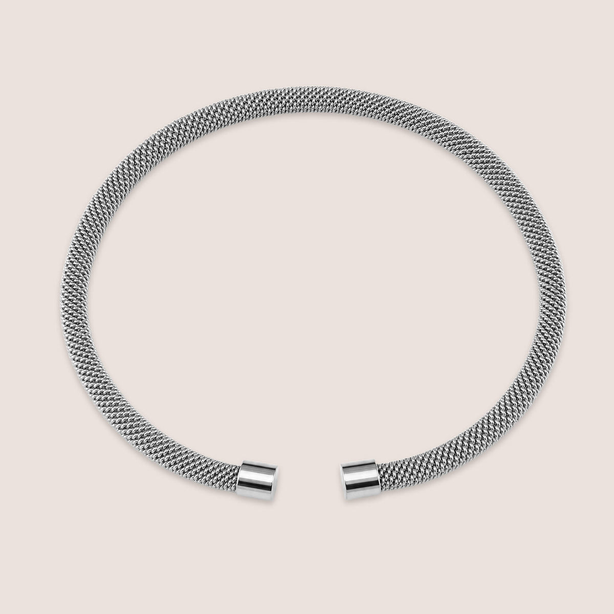 Open Mesh Stainless Steel Bangle