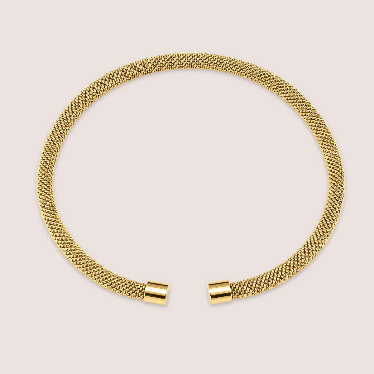Open Mesh Stainless Steel Bangle