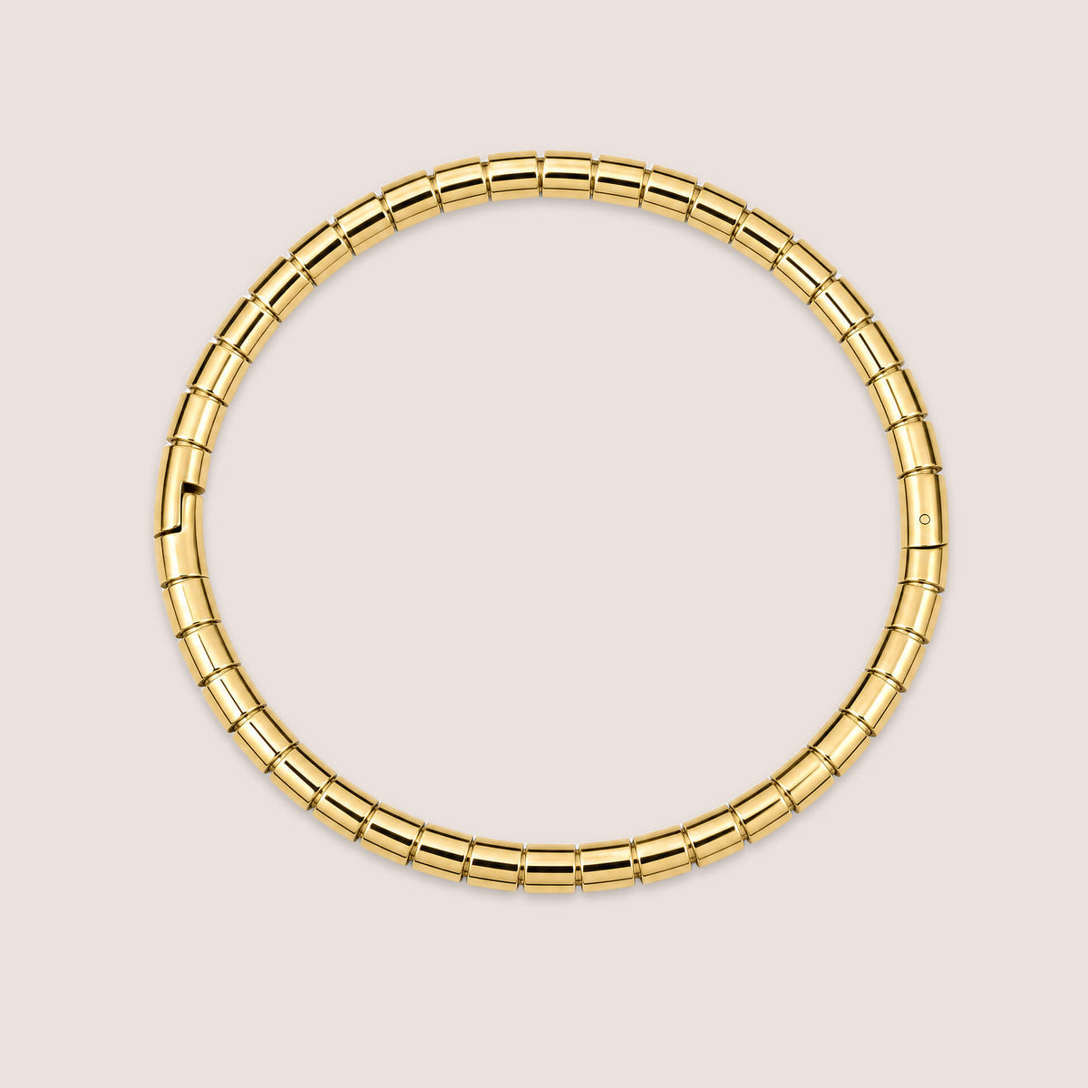Bamboo Style Hinged Bangle