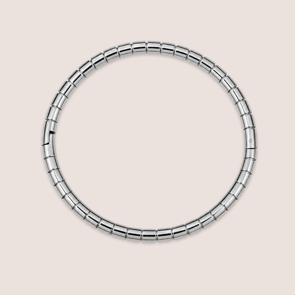 Bamboo Style Hinged Bangle