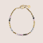 Semi-Precious and Steel Mixed Bead Bracelet