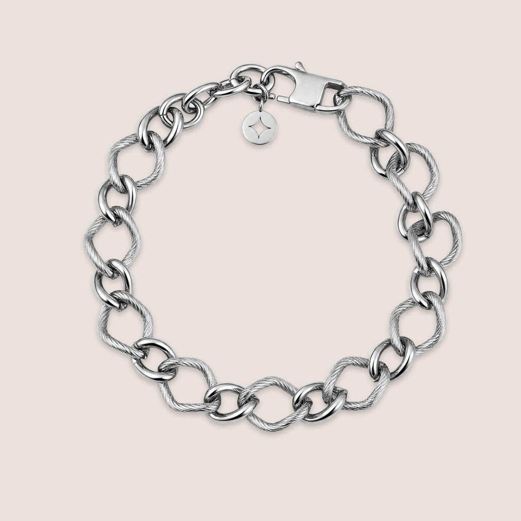 Wide Link Chain Bracelet