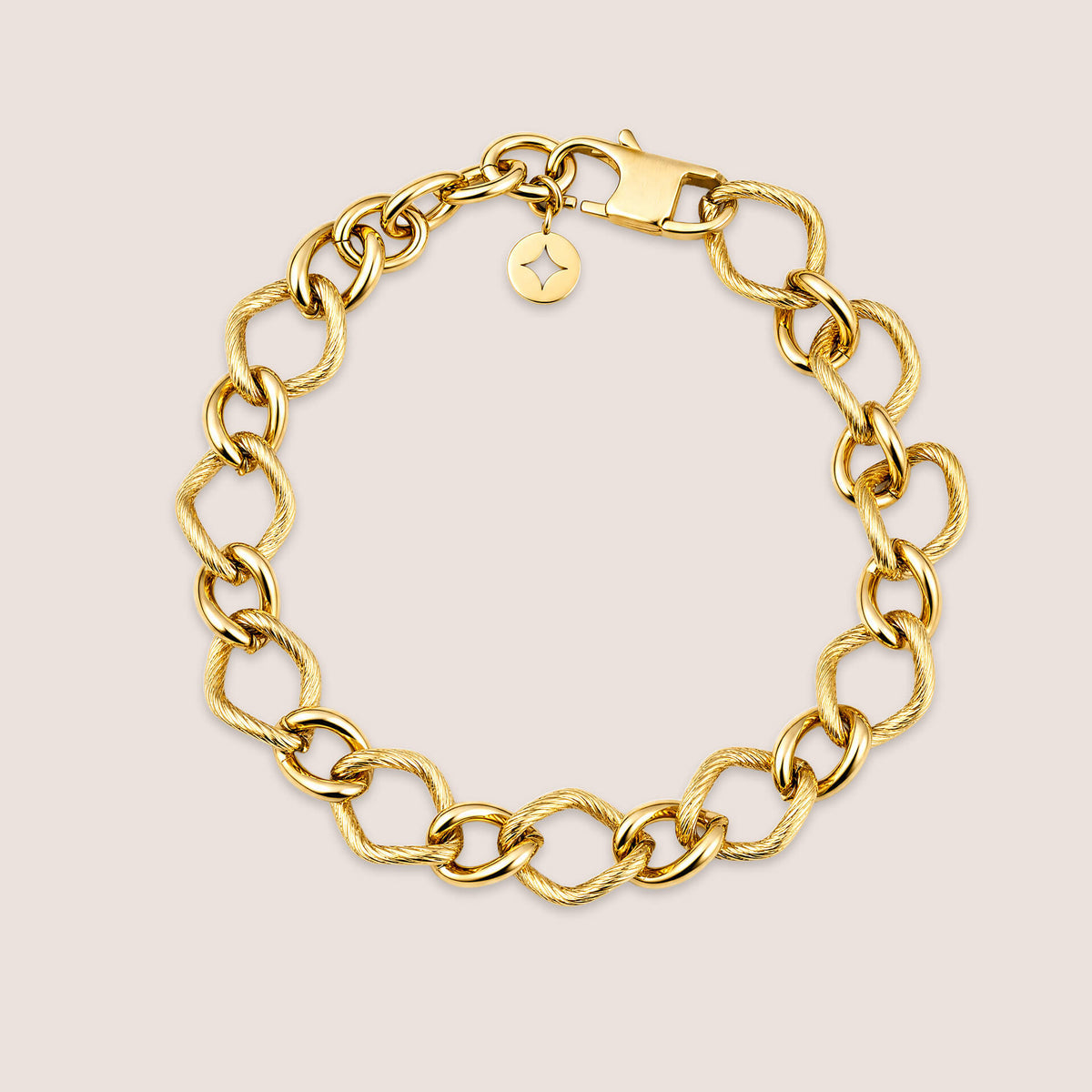 Wide Link Chain Bracelet
