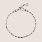 Oval Beaded Station Bracelet