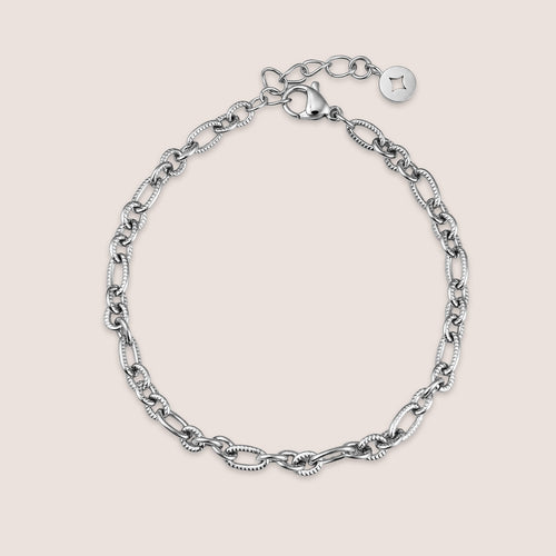 Textured Curb Chain Bracelet
