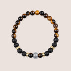Semi-Precious Beaded Stretch Bracelet