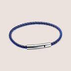 Dual Colour Woven Leather Bracelet