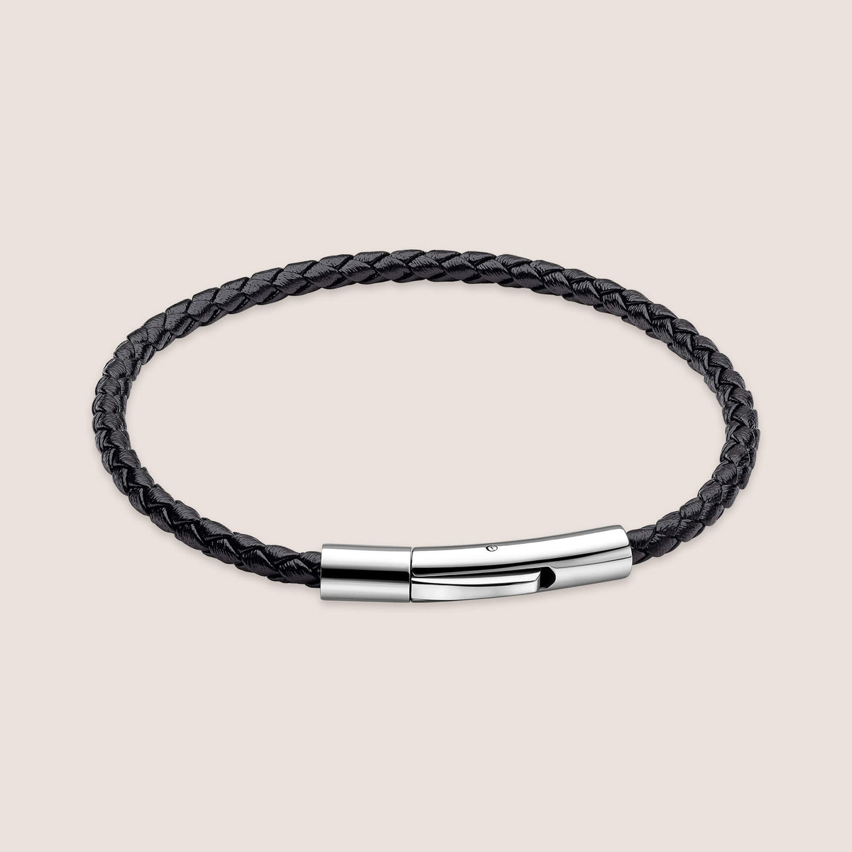 Plain Woven Leather Bracelet