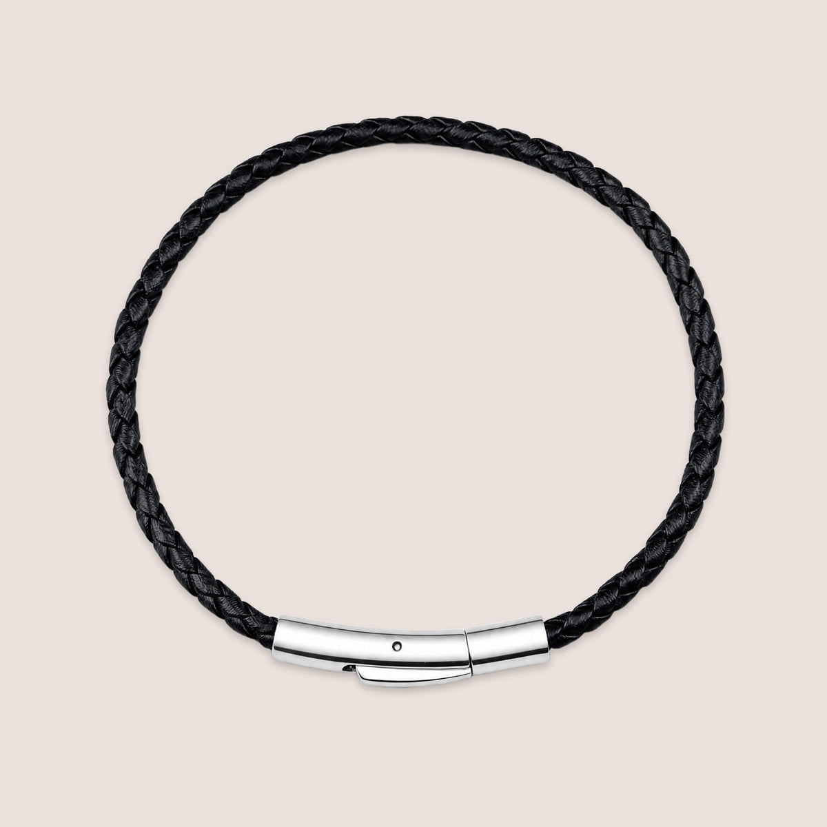 Plain Woven Leather Bracelet