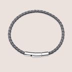 Plain Woven Leather Bracelet