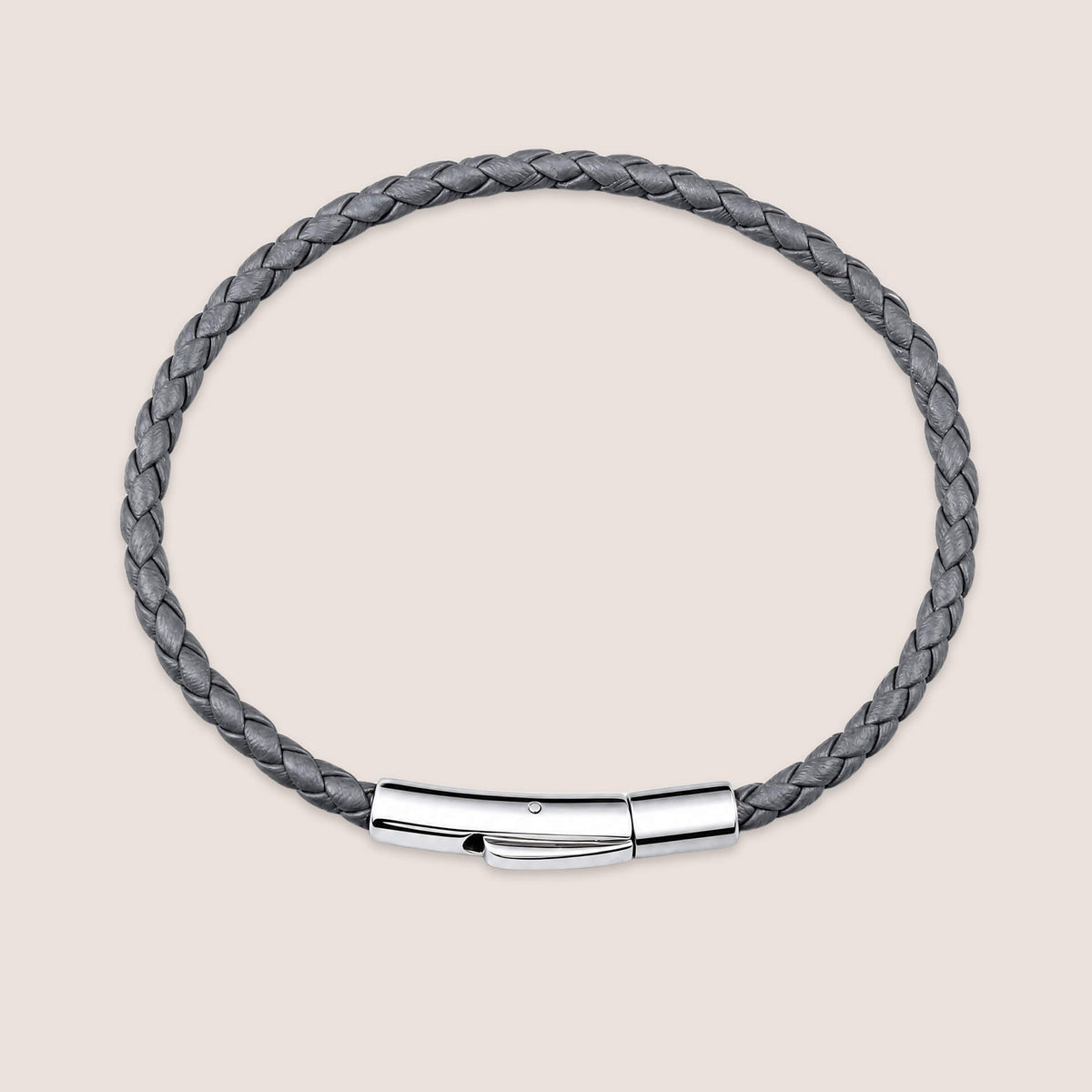 Plain Woven Leather Bracelet