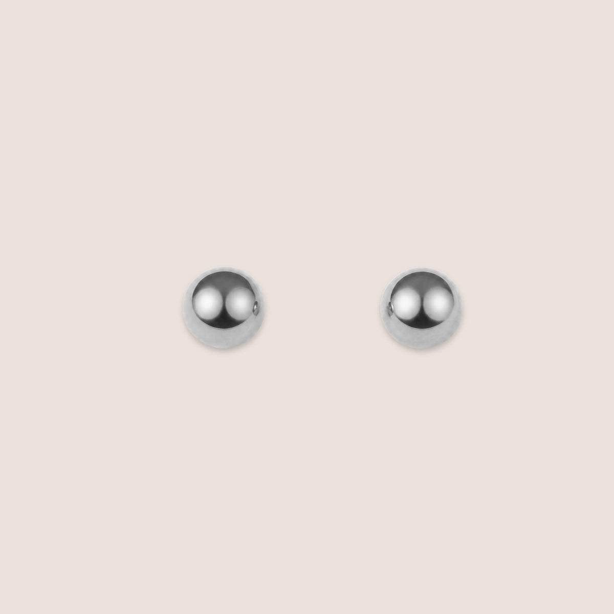 Stainless Steel Ball Stud Earrings