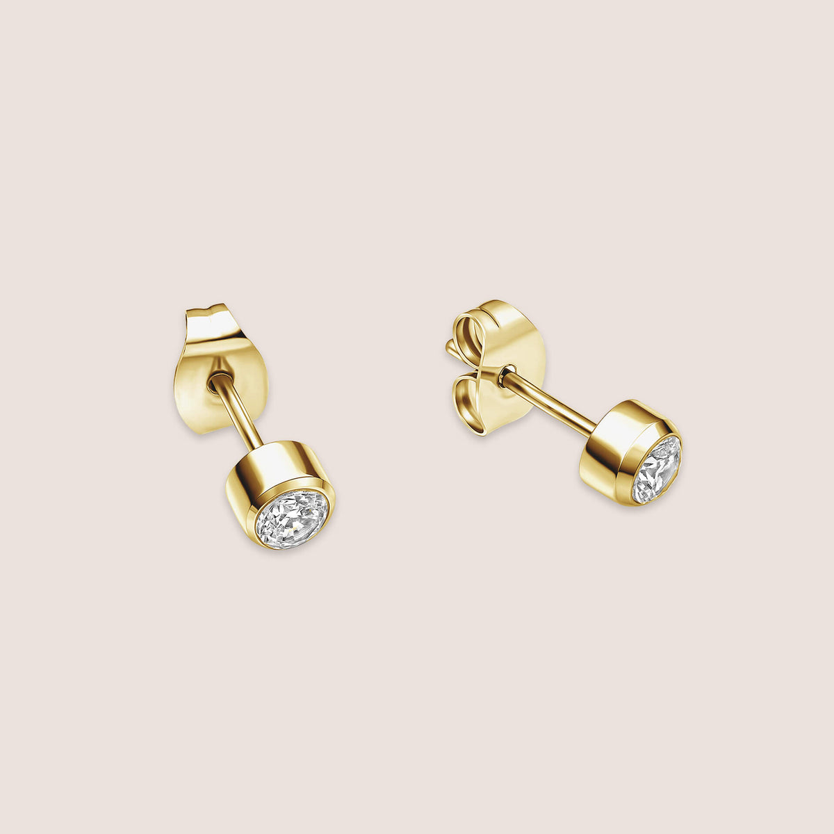 Cubic Zirconia Stud Earrings