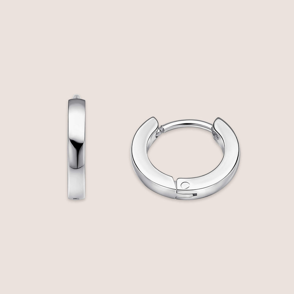 Stainless Steel 9mm Hoop Earrings