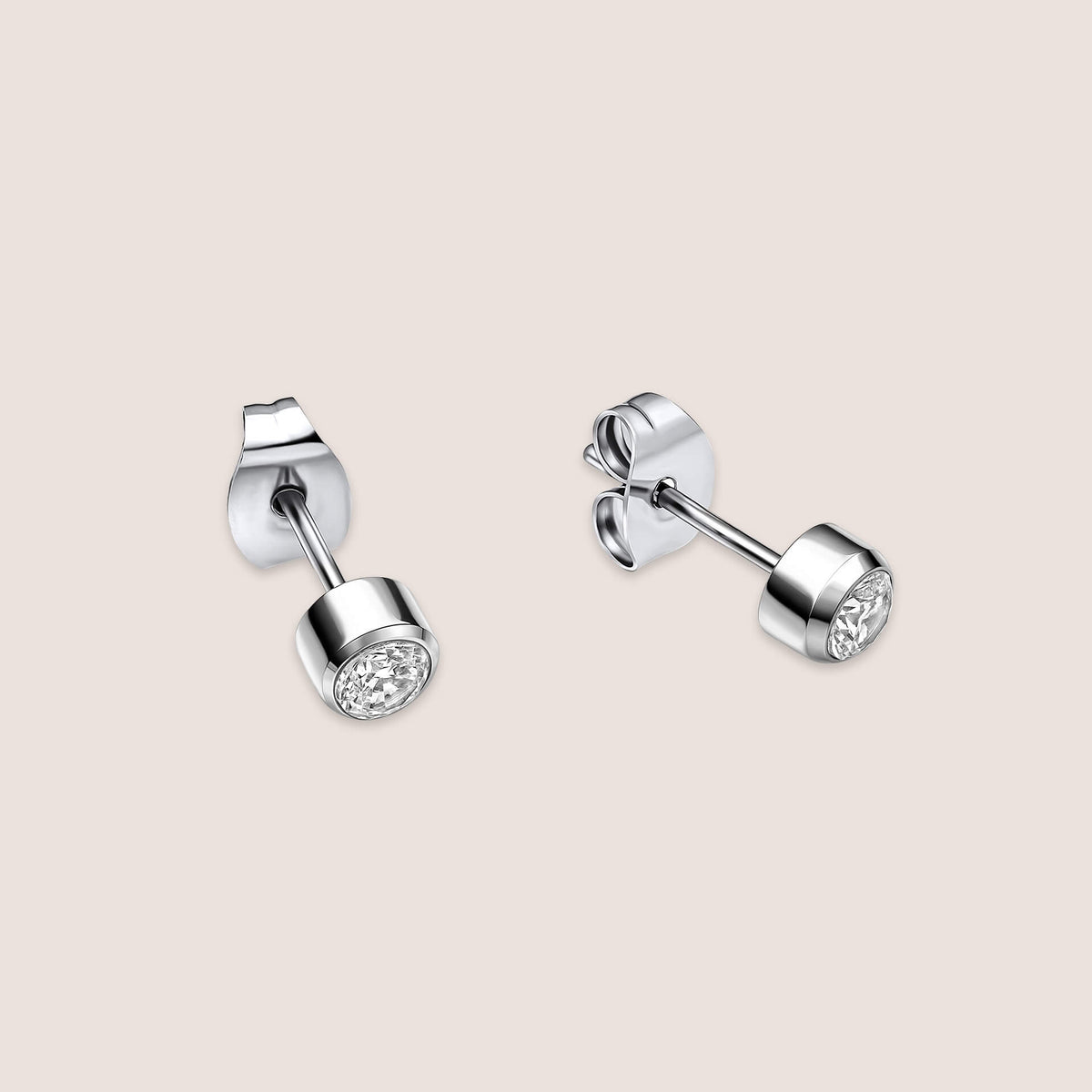 Cubic Zirconia Stud Earrings
