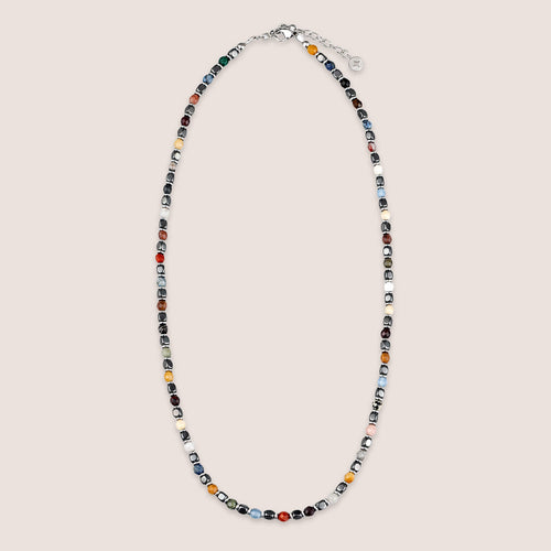 Semi-Precious Multi Colour Beaded Necklace