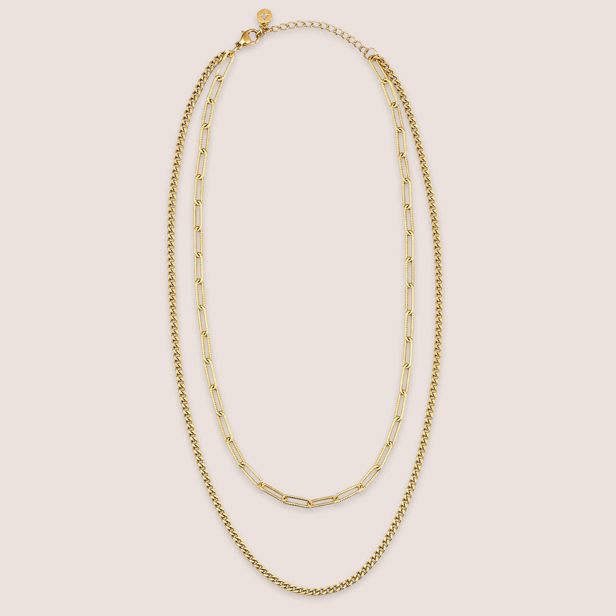 Double Layered Chain Necklace