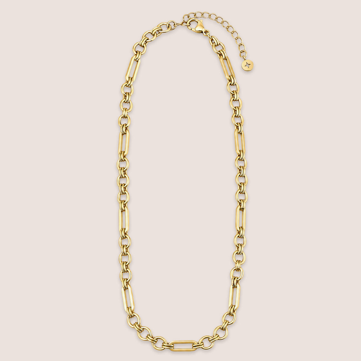 Textured Curb Chain Necklace