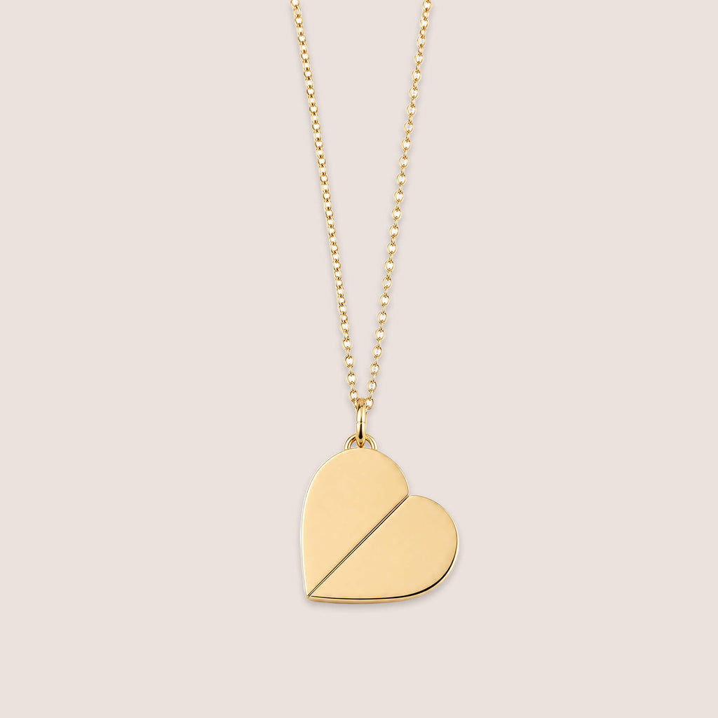Rotating Tag and Heart Pendant