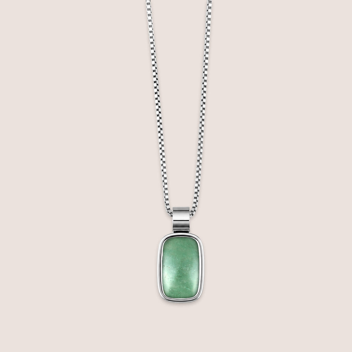 Semi-Precious Tag Necklace